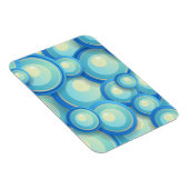 Abstrakt blau in grün magnet (Rechte Seite)