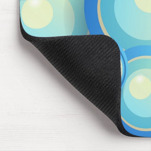 Abstrakt blau in grün mousepad (Ecke)