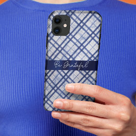 Abstrakt-blau-kariert-iPhone-Gehäuse Case-Mate iPhone Hülle