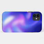 Abstrakt Blau Lila Blauer Bläschen Case-Mate iPhone Hülle (Rückseite (Horizontal))