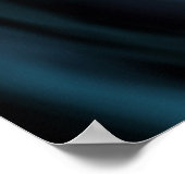 Abstrakt Blau Poster (Ecke)
