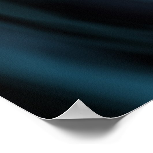 Abstrakt Blau Poster (Ecke)