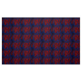 Abstrakt Blau/Rot Stoff (Fat Quarter (45,7 x 55,9 cm))