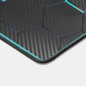 Abstrakt Blau/Schwarz Schreibmatte! Schreibtischunterlage (Ecke)