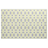 Abstrakt Blau und Gelb Stoff (Yard (91,4 cm))