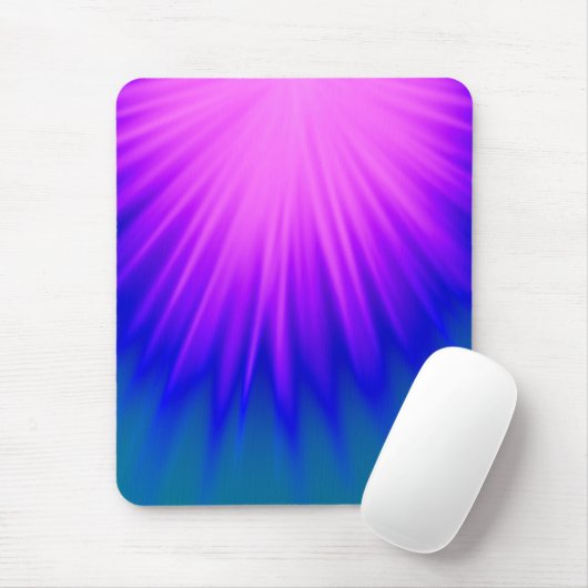 Abstrakt Blau und Rosa Mousepad (Mit Mouse)