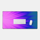 Abstrakt Blau und Rosa Schreibtischunterlage (Tastatur & Maus)