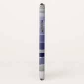 Abstrakt Blau und Silber Personalisiert Case-Mate iPhone Hülle (Hinten/Rechts)