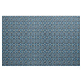 Abstrakt Blau und Silber Stoff (Fat Quarter (45,7 x 55,9 cm))