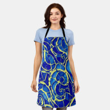 Abstrakt-blaues Mosiakmuster