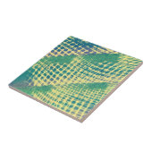 Abstrakt blaugrüne Lila Musterfliesen Fliese (Seite)