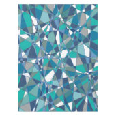 Abstrakt-Blaumosaik Tischdecke (Vorderseite)