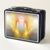 Abstrakt Blitz - Blitz Metall Brotdose (Rückseite)