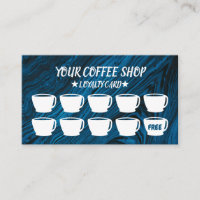 Abstrakt Blue Agate Kaffee Cups Kaffee Loyalität