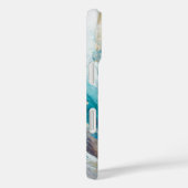 Abstrakt Blue Brush Schlaganfall Moderne Kunst Case-Mate iPhone Hülle (Rückseite / Rechts)