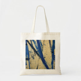 Abstrakt Blue Budget Tasche