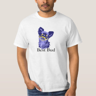 Abstrakt Blue Chihuahua T - Shirt