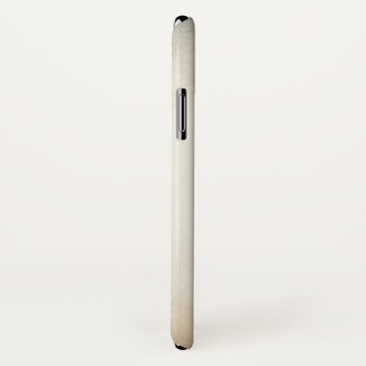 Abstrakt Blue Creme Gold Kunst Case-Mate iPhone Hülle (Hinten/Rechts)