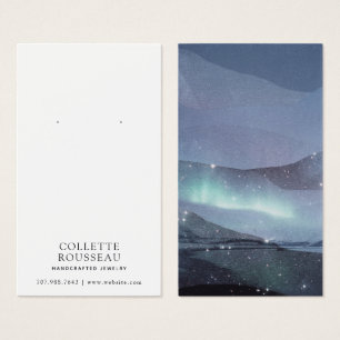 Abstrakt Blue Earring Juwelier Display