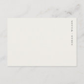 Abstrakt Blue Gold Beachy Wedding QR Code UAWG Begleitkarte (Rückseite)