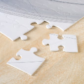 Abstrakt Blue Gray Fraktal Art Blume Puzzle (Seite)