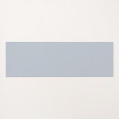 Abstrakt Blue Gray Fraktal Art Blume Yogamatte (Rückseite (Horizontal))