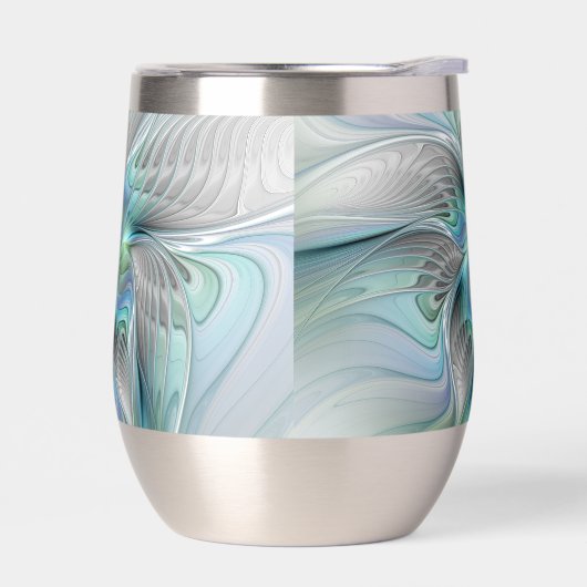 Abstrakt Blue Green Butterfly Fantasy Fraktal Art (Links)