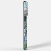 Abstrakt Blue Green Butterfly Fantasy Fraktal Art Case-Mate iPhone Hülle (Rückseite / Rechts)