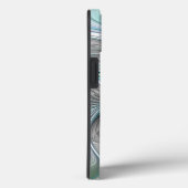 Abstrakt Blue Green Butterfly Fantasy Fraktal Art Case-Mate iPhone Hülle (Rückseite / Rechts)