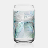 Abstrakt Blue Green Butterfly Fantasy Fraktal Art Dosenglas (Links)