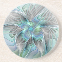 Abstrakt Blue Green Butterfly Fantasy Fraktal Art