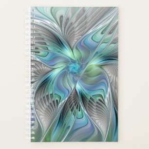Abstrakt Blue Green Butterfly Fantasy Fraktal Art Planer
