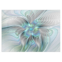 Abstrakt Blue Green Butterfly Fantasy Fraktal Art