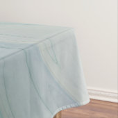 Abstrakt Blue Green Butterfly Fantasy Fraktal Art Tischdecke (Beispiel)