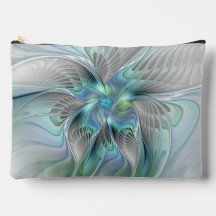 Abstrakt Blue Green Butterfly Fantasy Fraktal Art