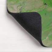 Abstrakt Blue Green Mousepad (Ecke)