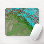 Abstrakt Blue Green Mousepad (Mit Mouse)