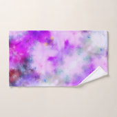 Abstrakt Blue Lila Modern Elegantes Template Badhandtuch Set (Handtuch)