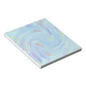 Abstrakt Blue Lila Wirbel Paint Notizblock (angewinkelt)