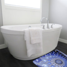 Abstrakt Blue Ombre Fraktal Bubbles