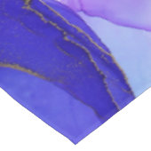 Abstrakt Blue Orange Tablecloth Tischdecke (Schrägansicht)