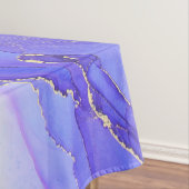 Abstrakt Blue Orange Tablecloth Tischdecke (Beispiel)