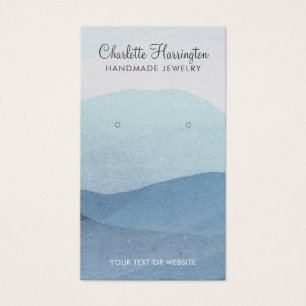 Abstrakt Blue Oring Schmuckkarten