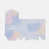 Abstrakt Blue Pasta Moderne Kunst Geschenkschachtel (Ungefaltet)