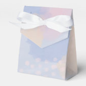 Abstrakt Blue Pasta Moderne Kunst Geschenkschachtel (Vorderseite)