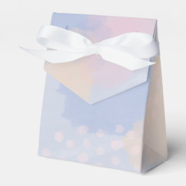 Abstrakt Blue Pasta Moderne Kunst Geschenkschachtel