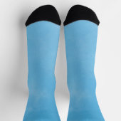 Abstrakt Blue Sky Gradient Socken (Oben)
