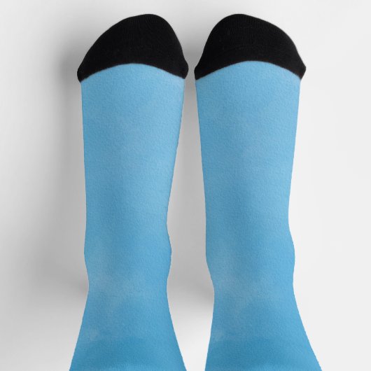 Abstrakt Blue Sky Gradient Socken (Oben)