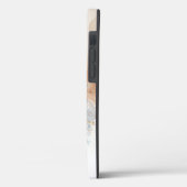 Abstrakt Blue, Taupe und Gold Case-Mate iPhone Cas Hülle (Rückseite / Links)