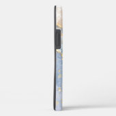 Abstrakt Blue, Taupe und Gold Case-Mate iPhone Cas Hülle (Rückseite / Rechts)